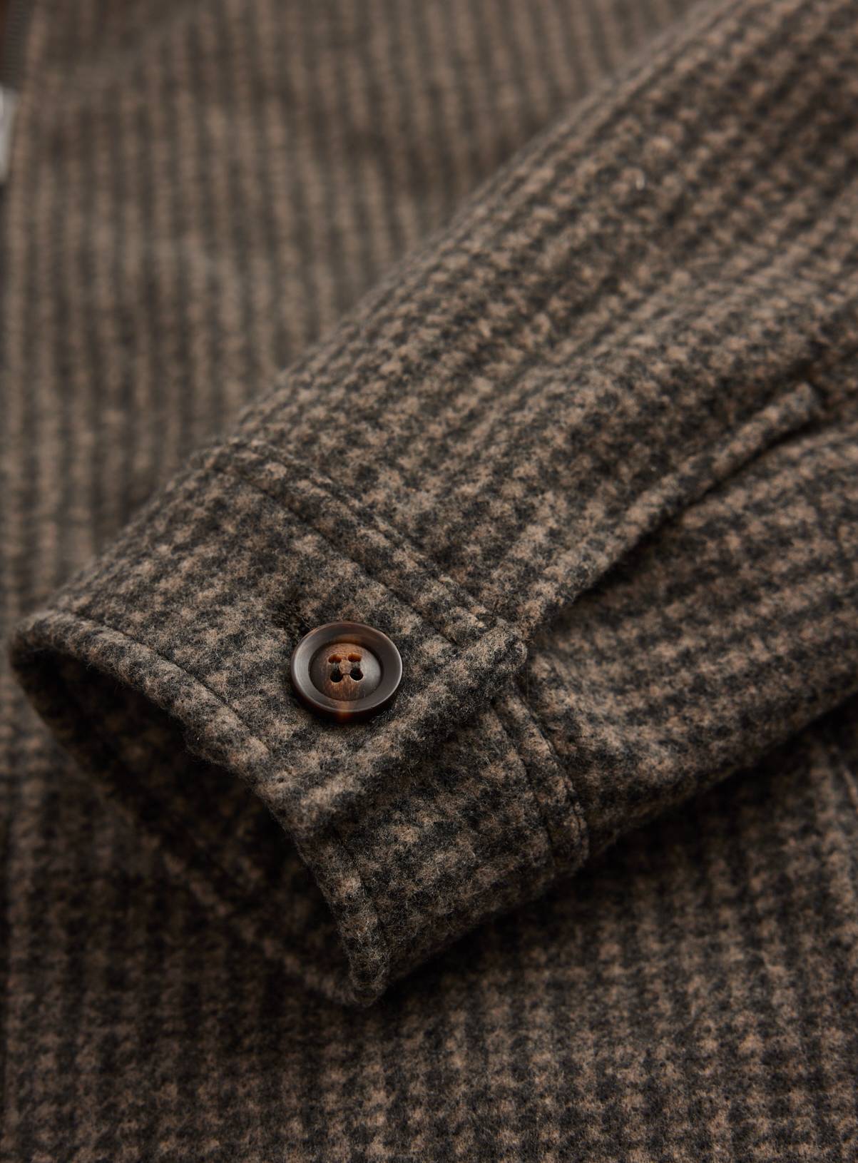 Brown Puppy Tooth Shacket XXXXL - Image 5