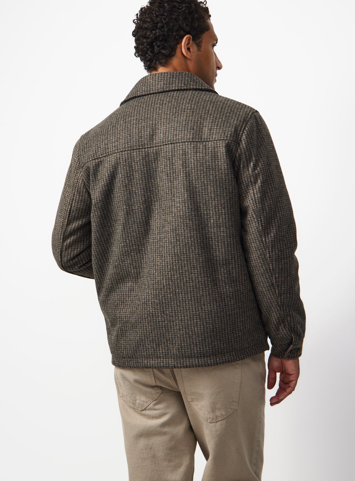 Brown Puppy Tooth Shacket XXXXL - Image 6 thumbnail