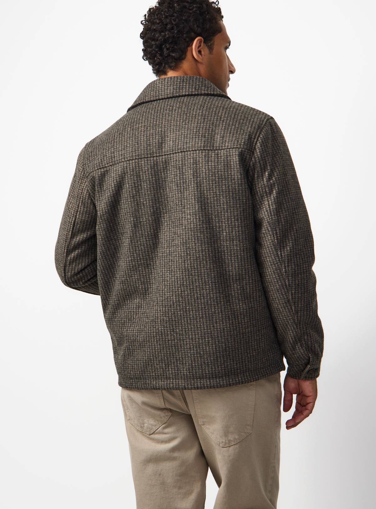 Brown Puppy Tooth Shacket XXXXL - Image 6