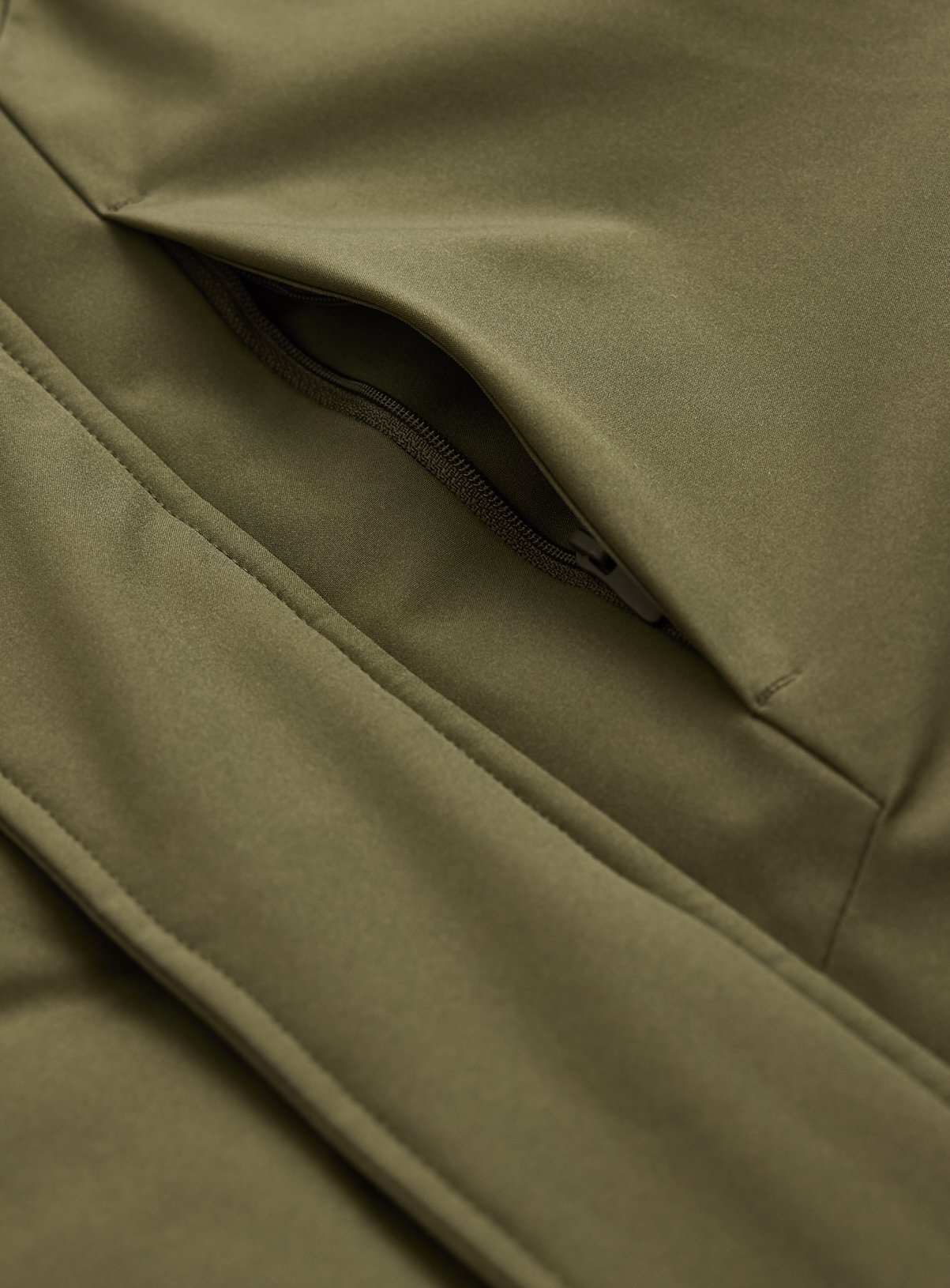 Khaki Hooded Longline Parka XXXL - Image 6 thumbnail