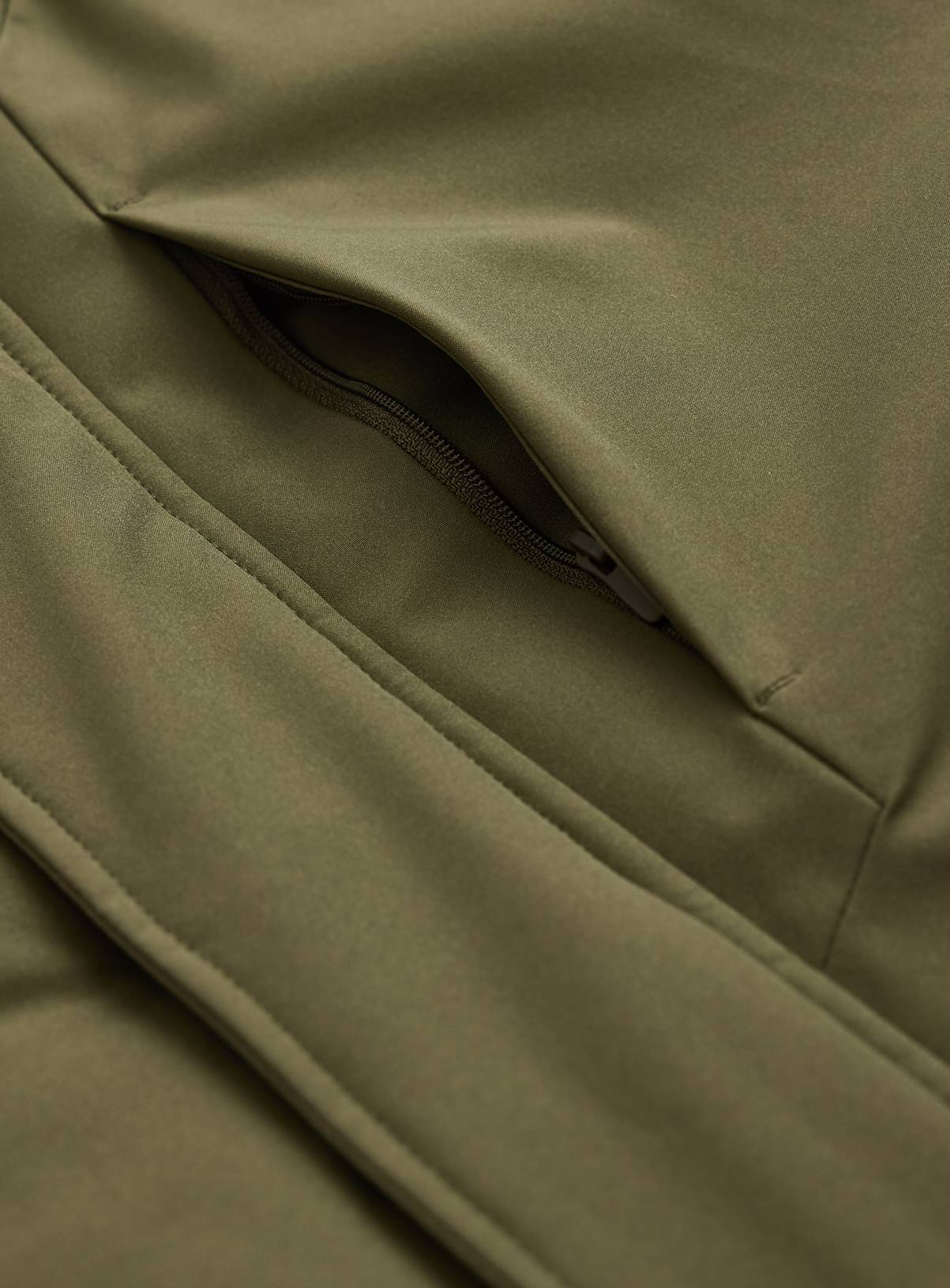 Khaki Hooded Longline Parka XXXL - Image 6