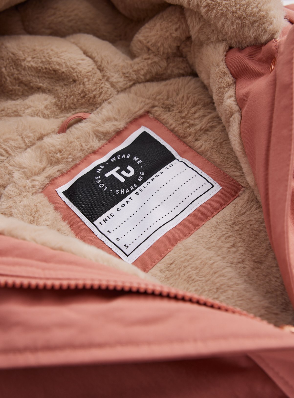 Pink Faux Fur-Lined Parka 4-5 years - Image 2 thumbnail