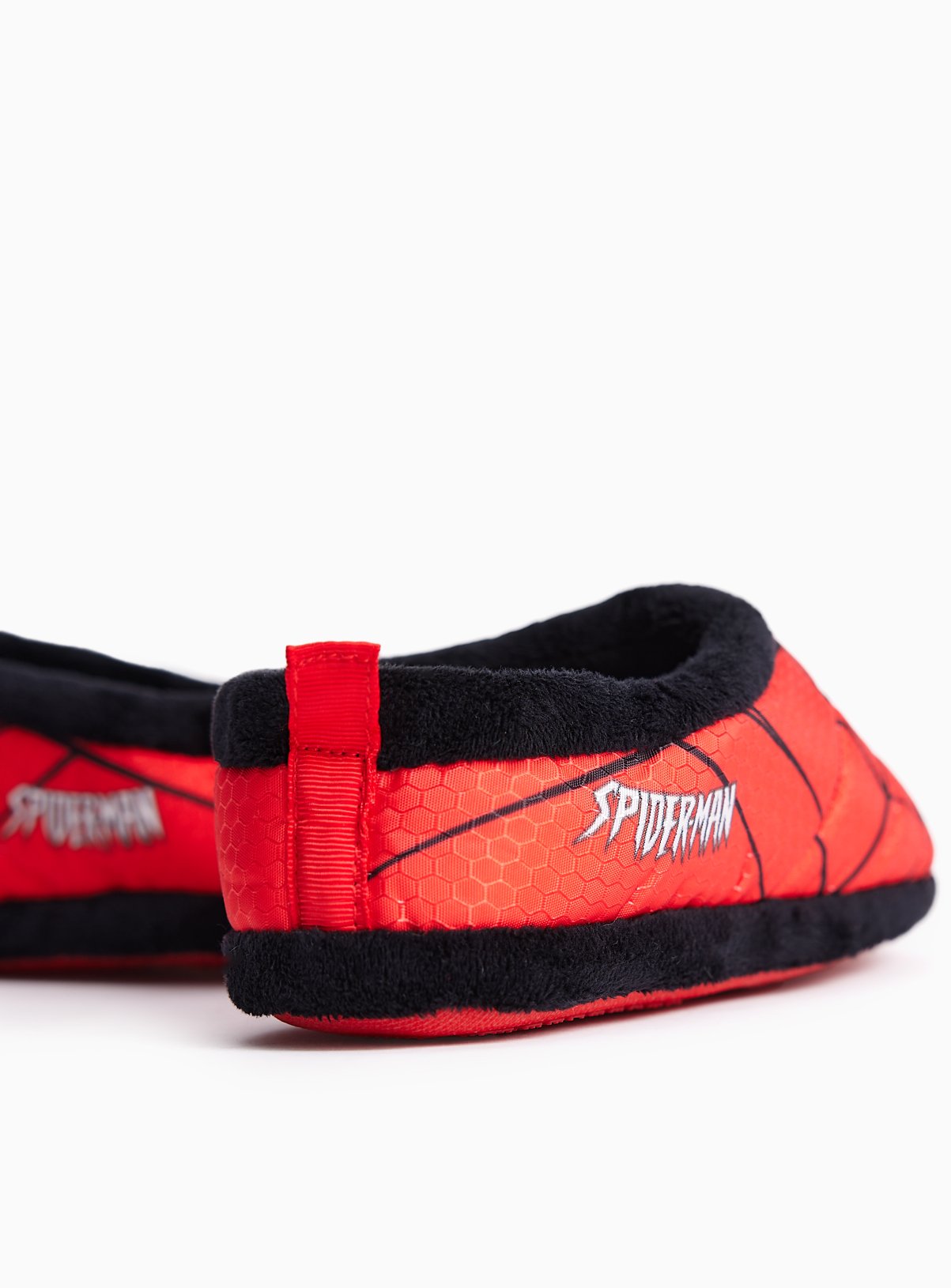 Spider-Man Red & Blue Cupsole Mule Slippers 8-9 Infant - Image 4 thumbnail