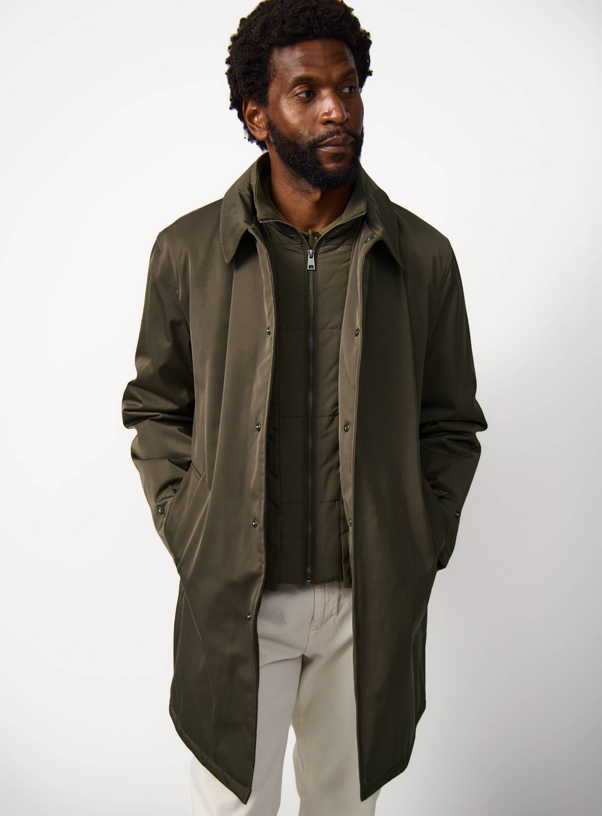 Neutral Hybrid Longline Coat XXXXL - Image 1