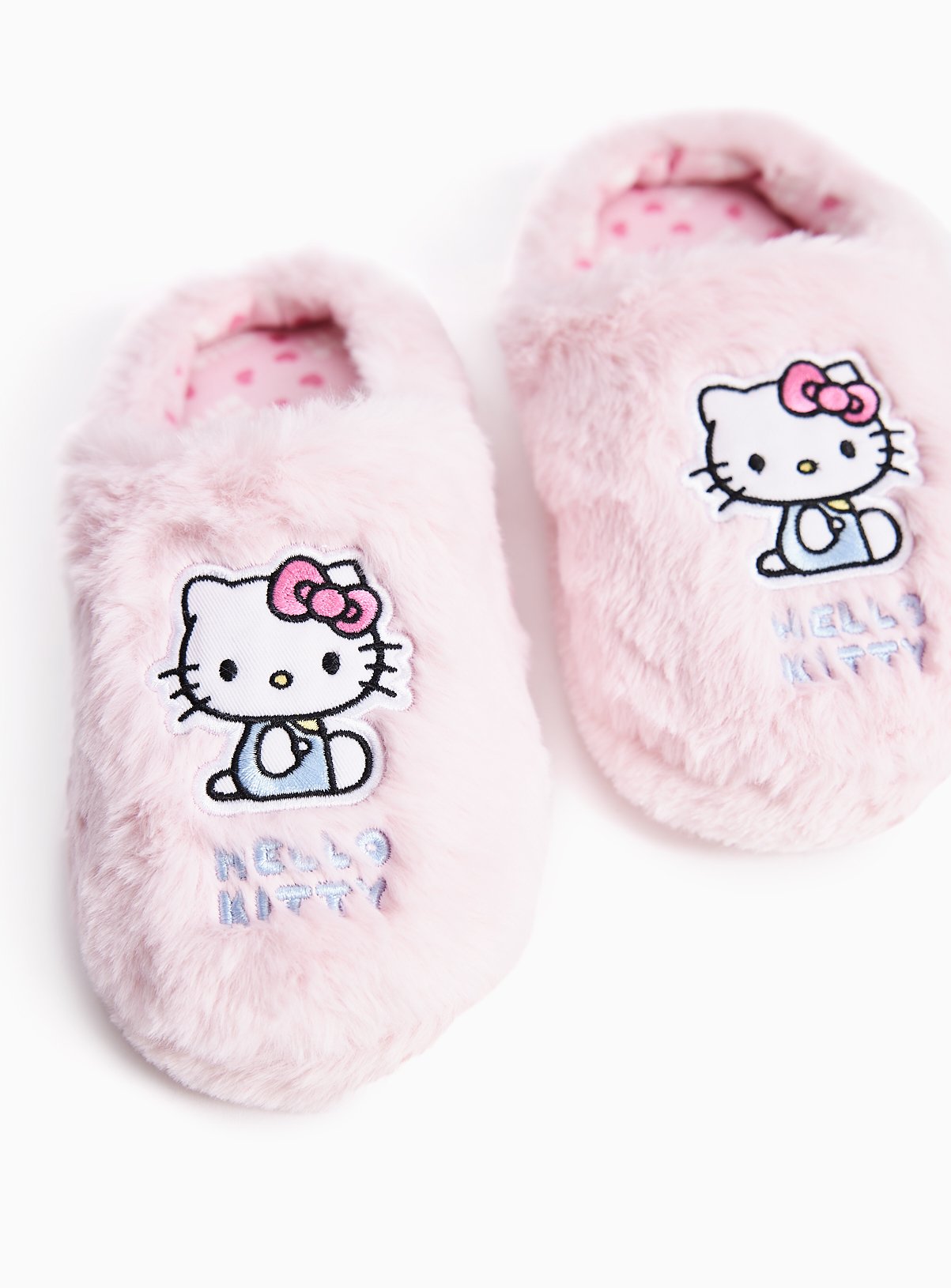 Hello Kitty Pink Embroidered Mule Slippers 10-11 Infant - Image 1 thumbnail