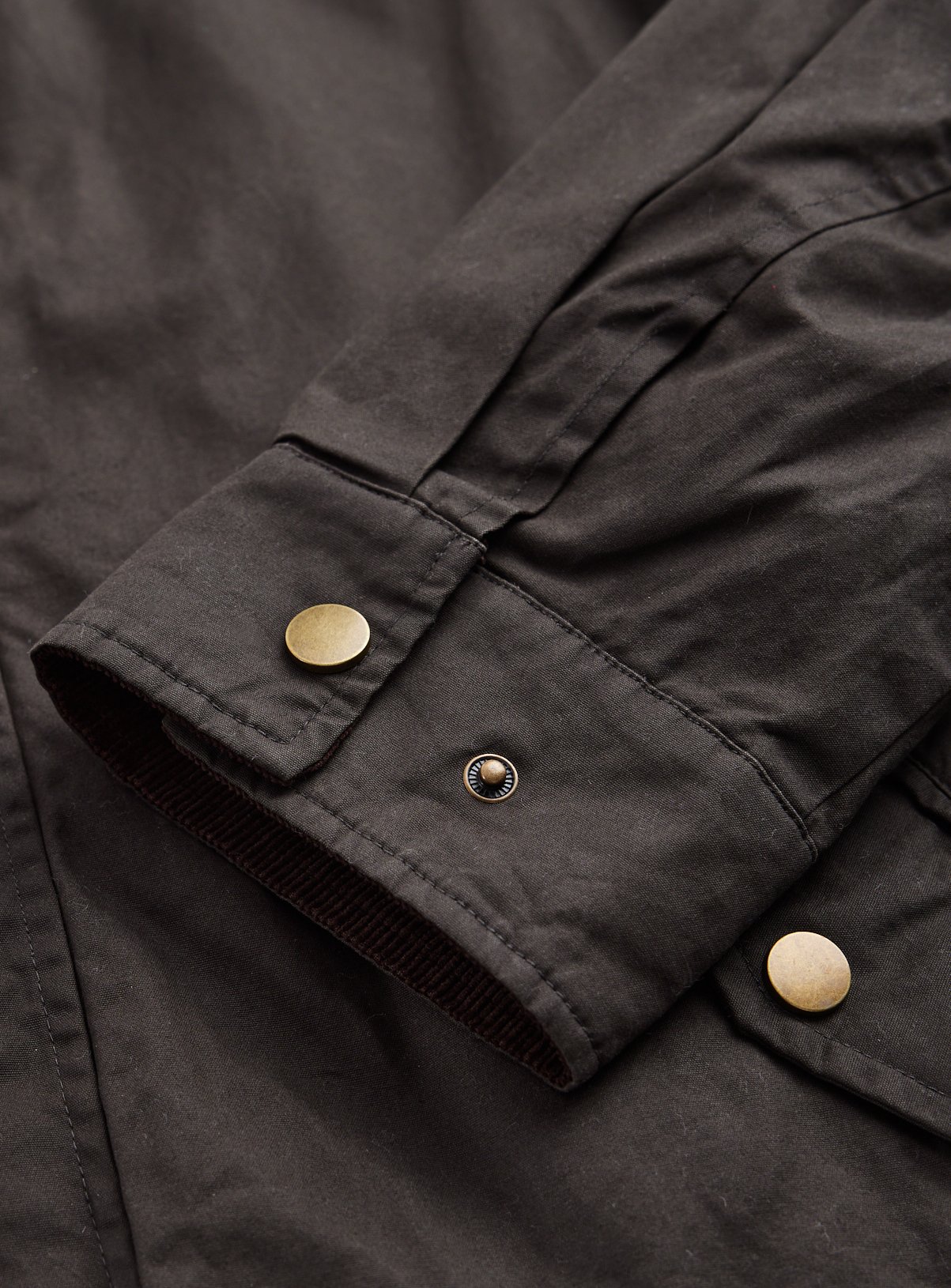 Khaki Wax Check Barn Jacket XXXL - Image 6 thumbnail