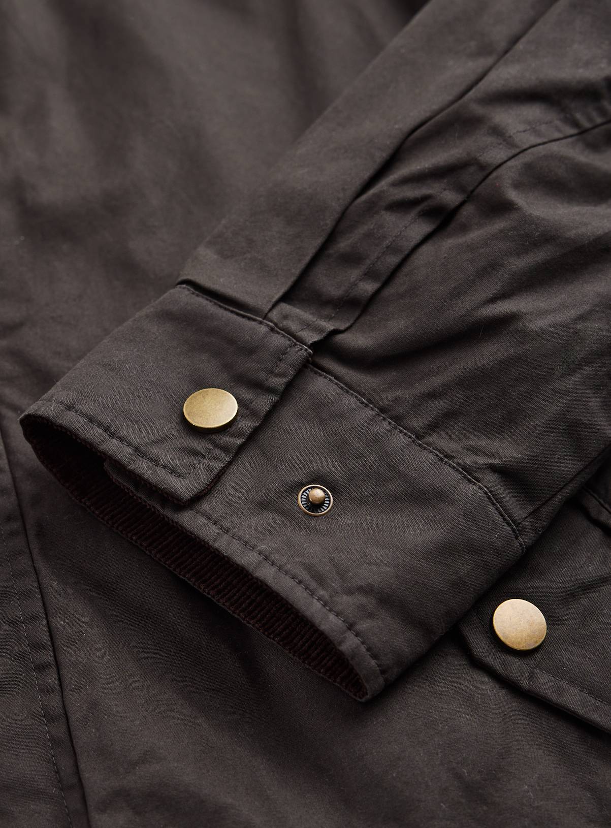 Khaki Wax Check Barn Jacket XXXL - Image 6