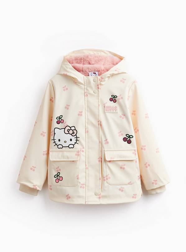 Cream Hello Kitty Rubber Mac 5-6 years