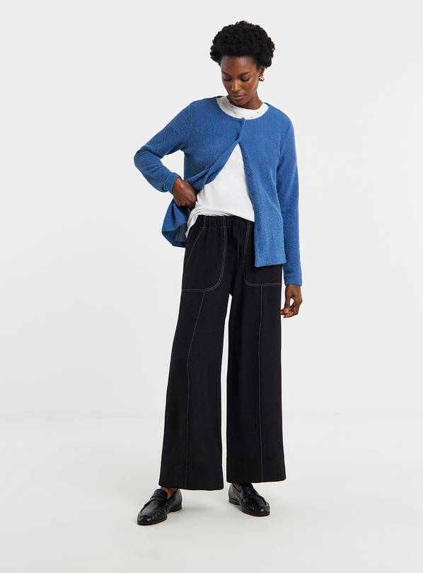 JD WILLIAMS Stitch Detail Wide Leg Trouser 8