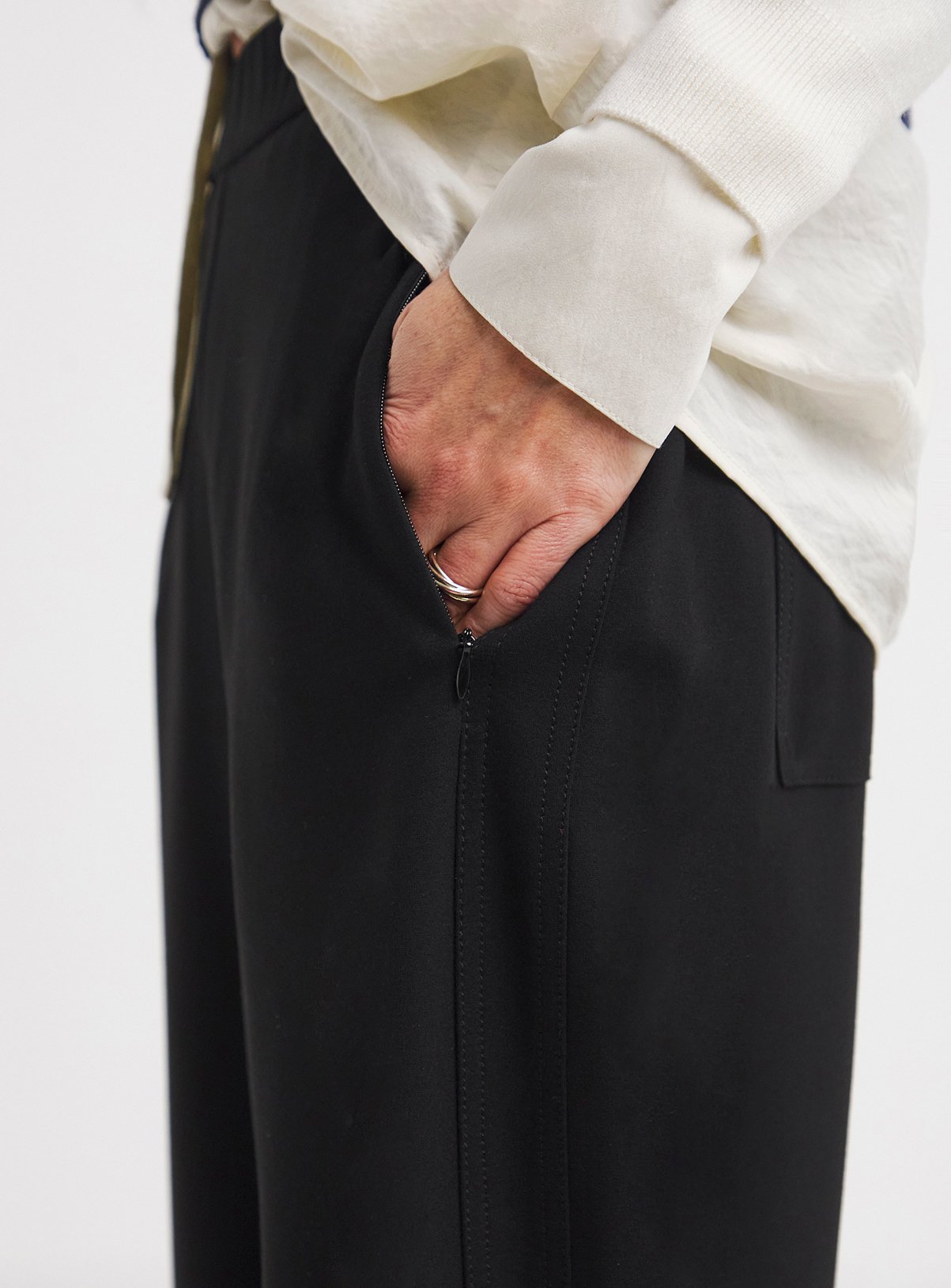 JD WILLIAMS Anthology Smart Ponte Barrel Trouser 8 - Image 4 thumbnail