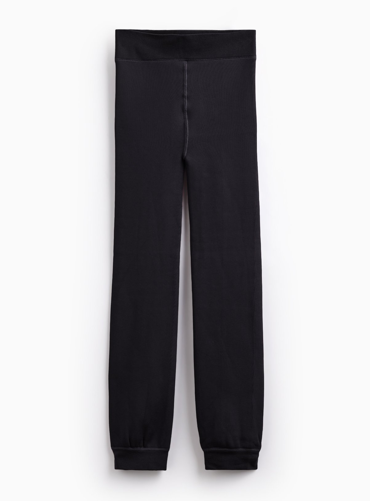 Black Thermal Faux Fur Lined Leggings S - Image 3 thumbnail