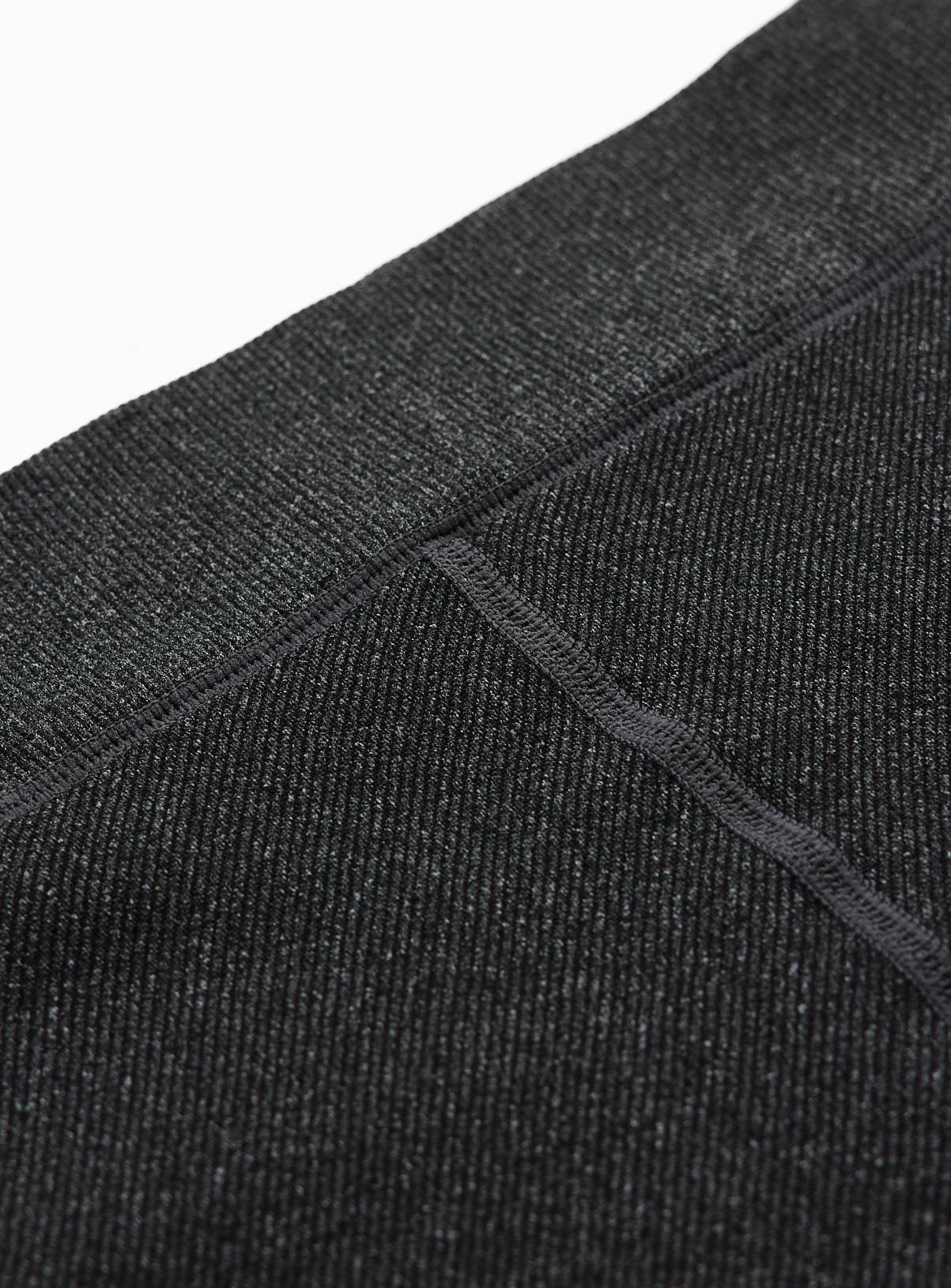 Grey Jacquard Thermal Faux Fur Lined Leggings XS - Image 4