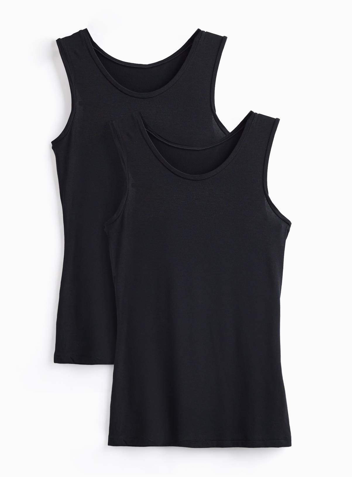 Black Thermal Built-Up Vests 2 Pack XL - Image 1