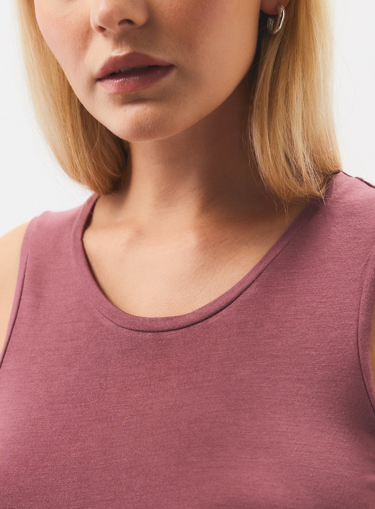 Pink & Cream Thermal Vest Tops 2-Pack XS - Image 2 thumbnail