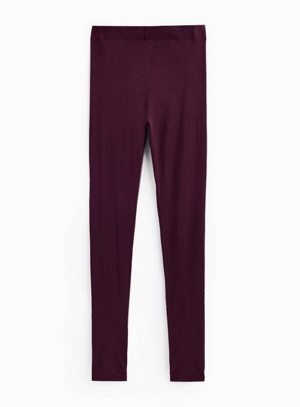 Plain Black Thermal Leggings 2-Pack S