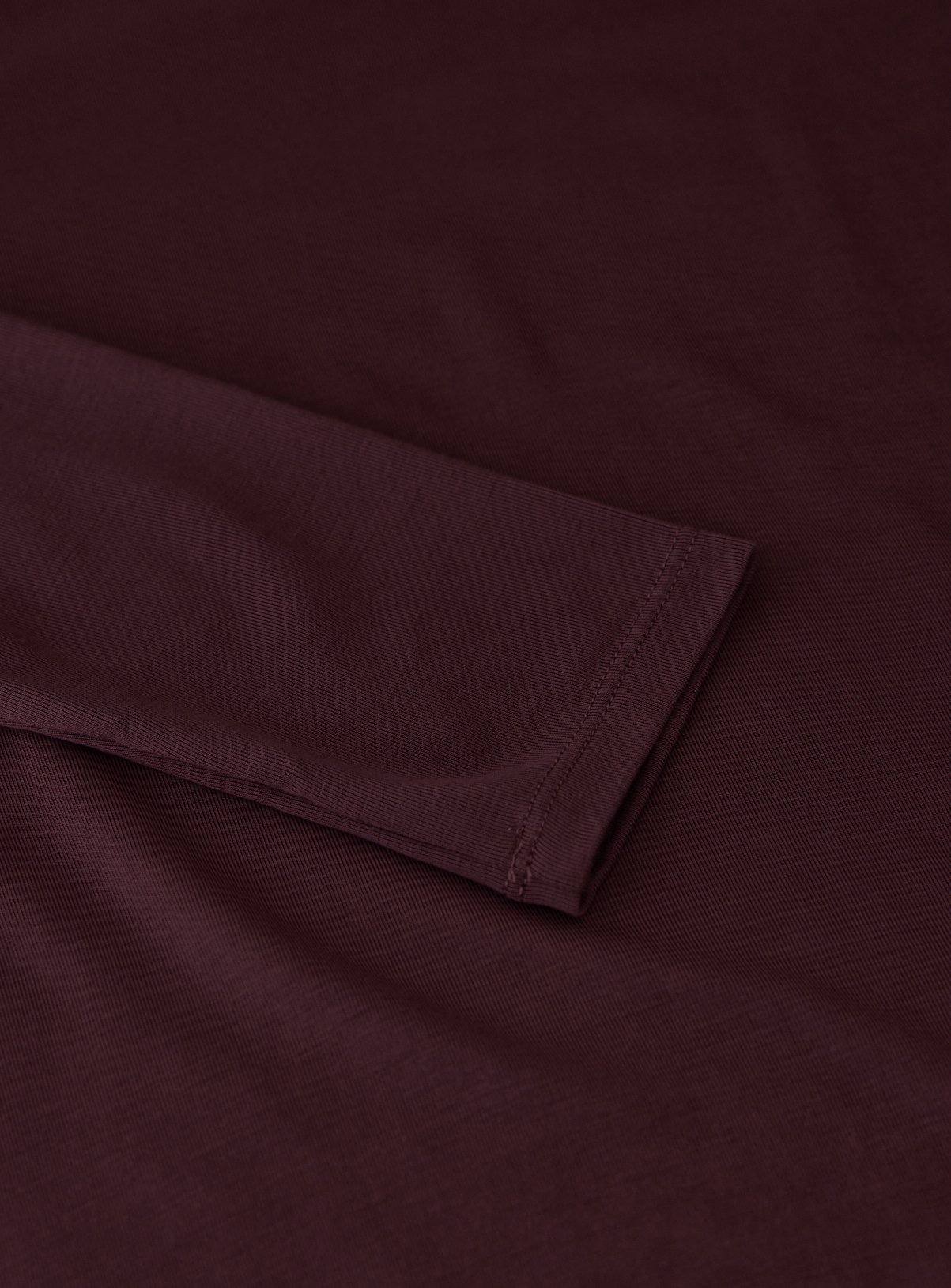 Black & Burgundy Thermal Long Sleeve Top 2-Pack XL - Image 5 thumbnail