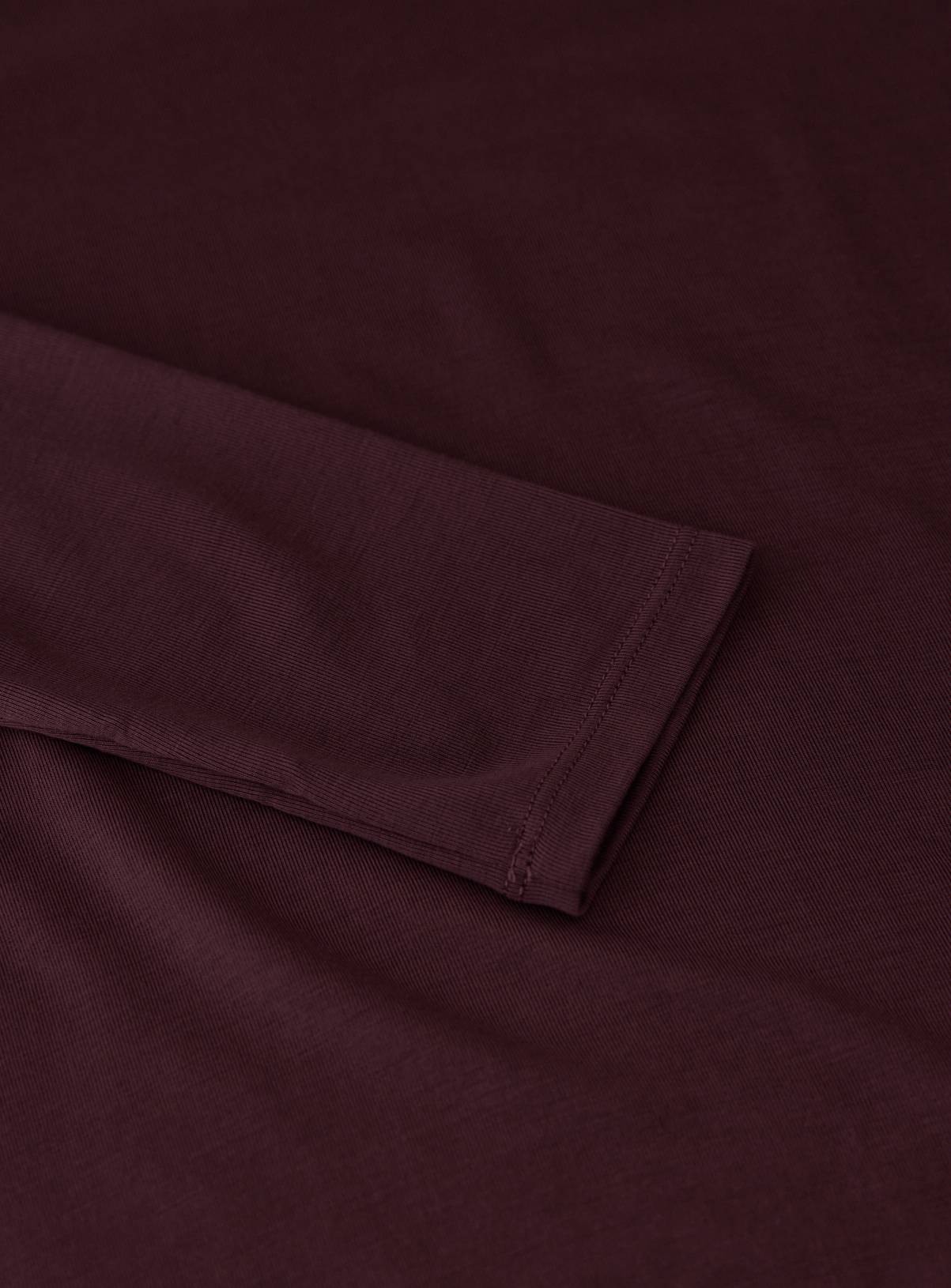 Black & Burgundy Thermal Long Sleeve Top 2-Pack XL - Image 5