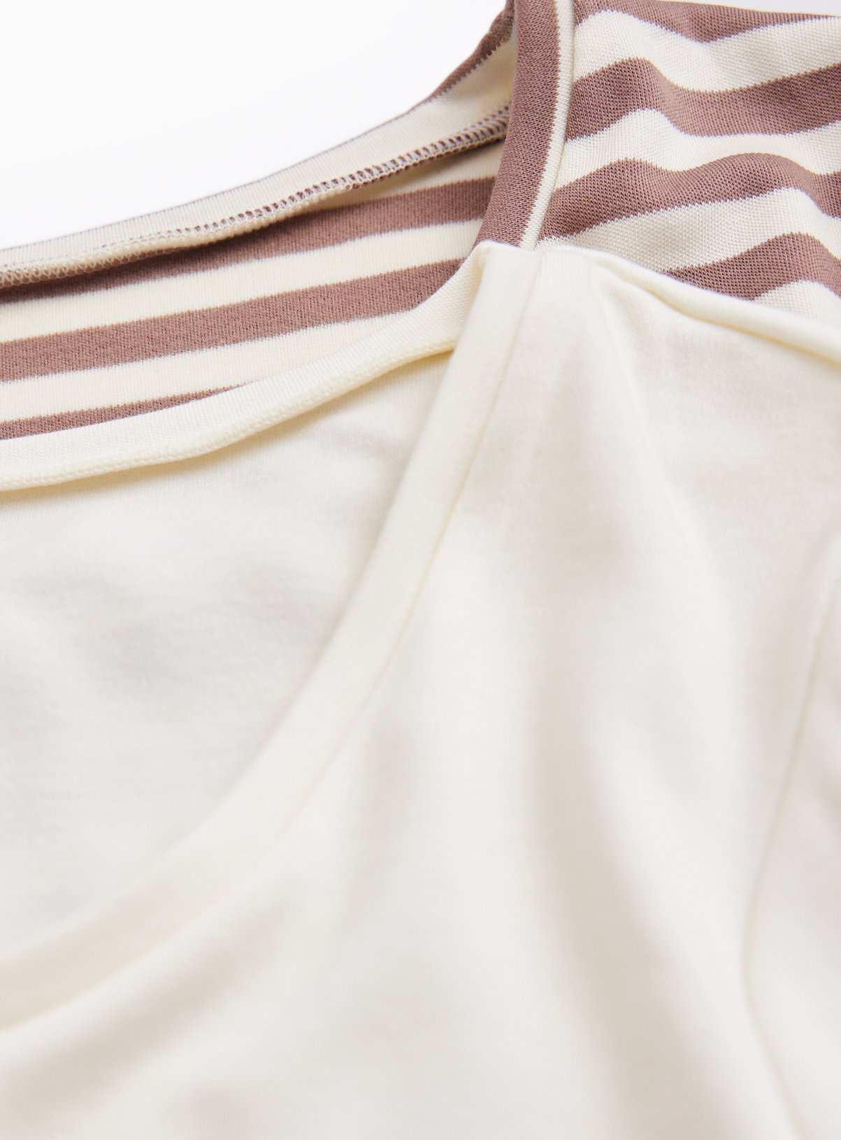 Cream Thermal Long Sleeve Top 2-Pack L - Image 4 thumbnail
