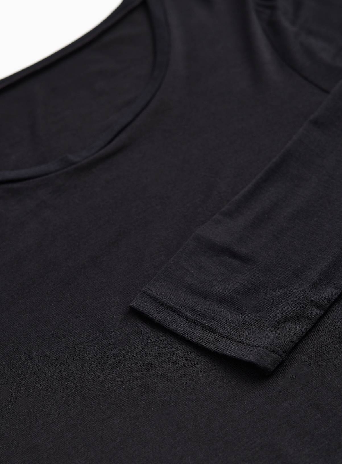Black Base Layer Long Sleeve Tops 2-Pack XL - Image 4