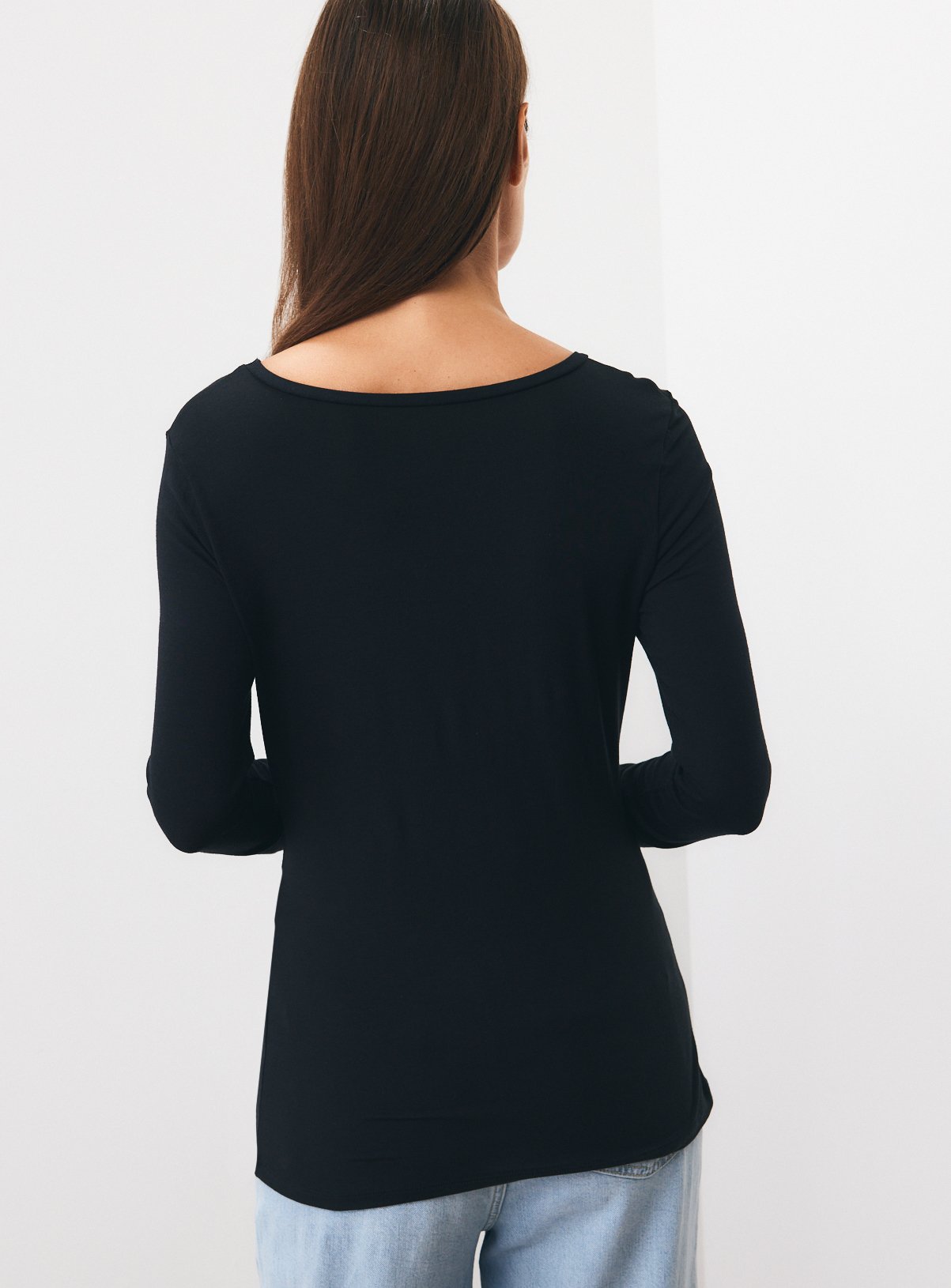 Black Base Layer Long Sleeve Tops 2-Pack XL - Image 5 thumbnail
