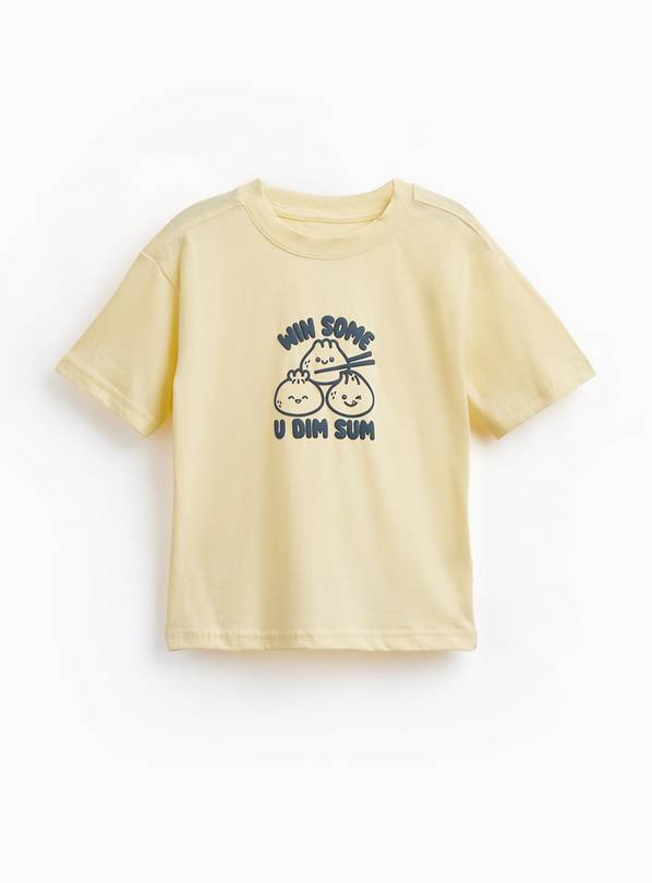 Yellow Dim Sum Graphic T-Shirt 2-3 years