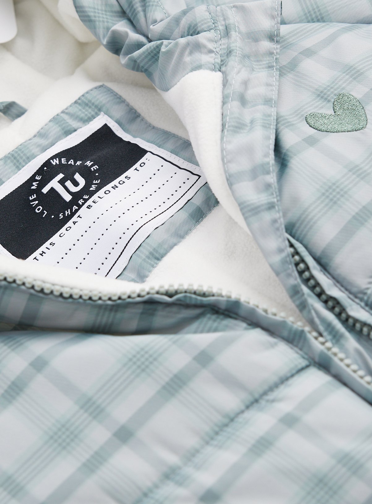 Green Check Shower Resistant Snowsuit 5-6 years - Image 2 thumbnail