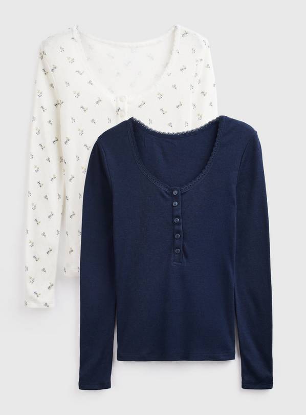 Thermal Long Sleeve Tops 2-Pack  L