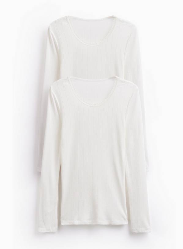 Cream Thermal Leggings XL
