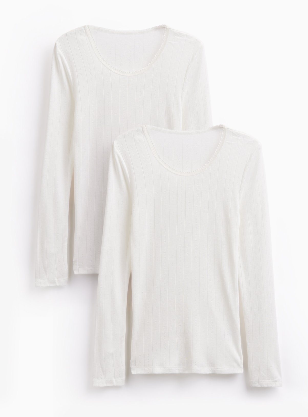 Cream Thermal Leggings M - Image 3 thumbnail