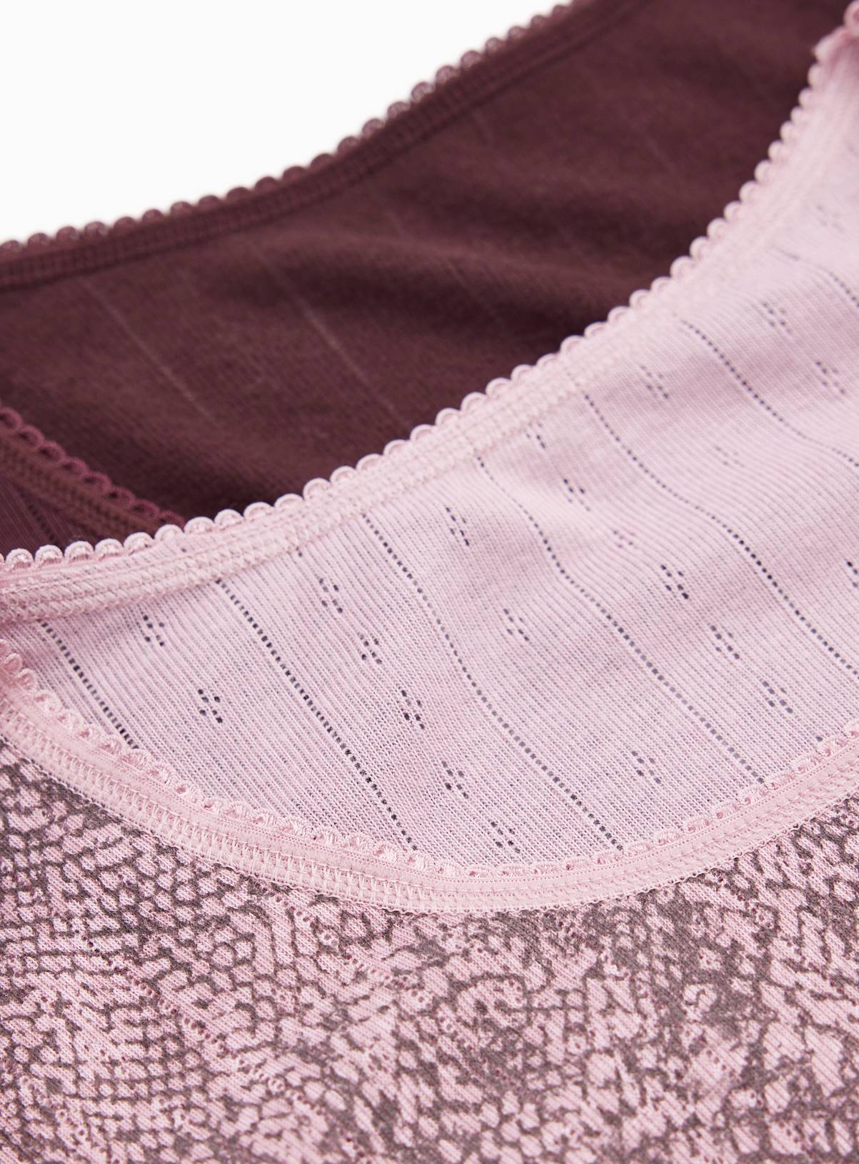 Pink Thermal Long Sleeve Tops 2-Pack XL - Image 4