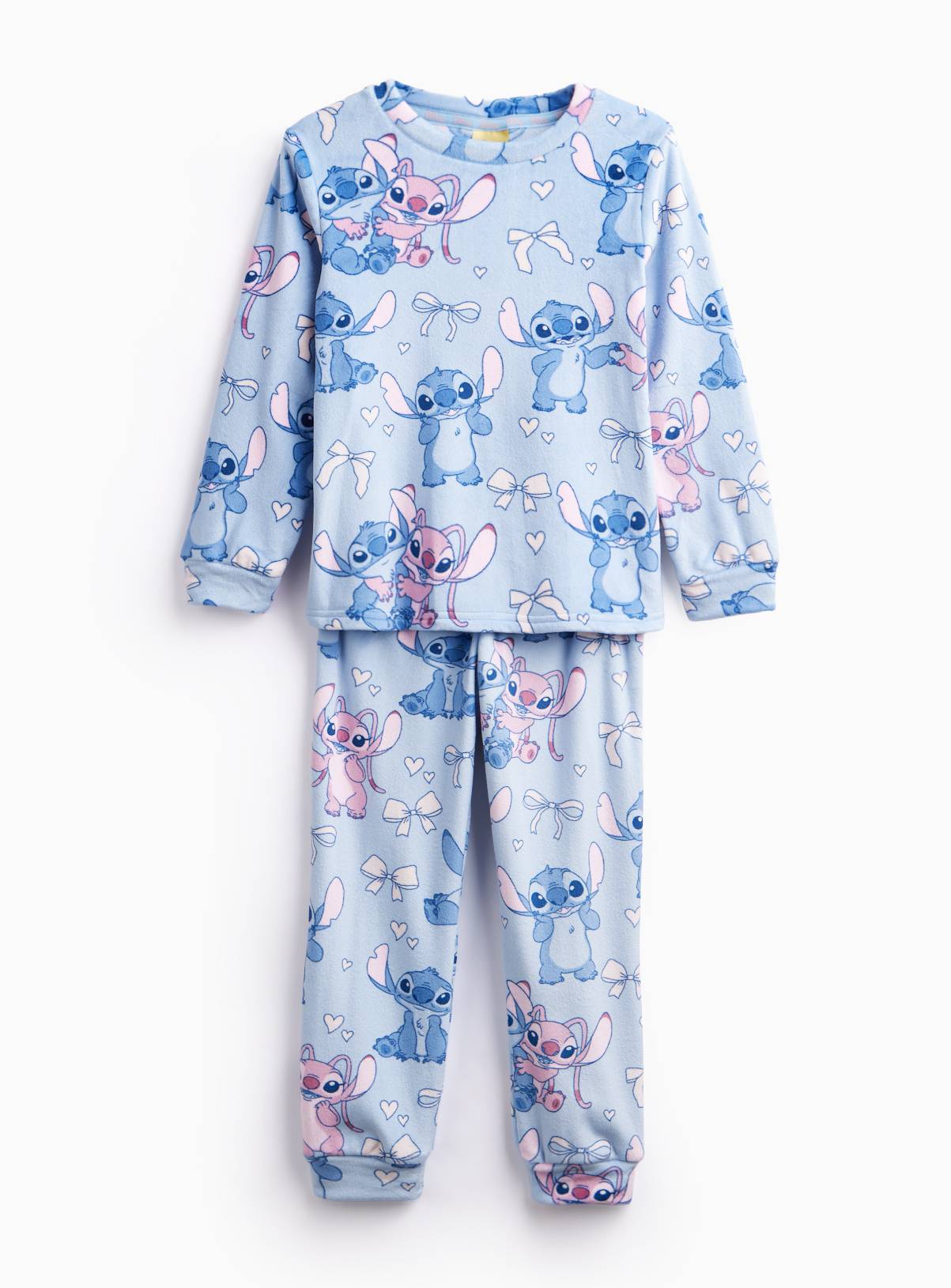 Disney Lilo & Stitch Slinky Fleece Pyjama Set 5-6 years - Image 1