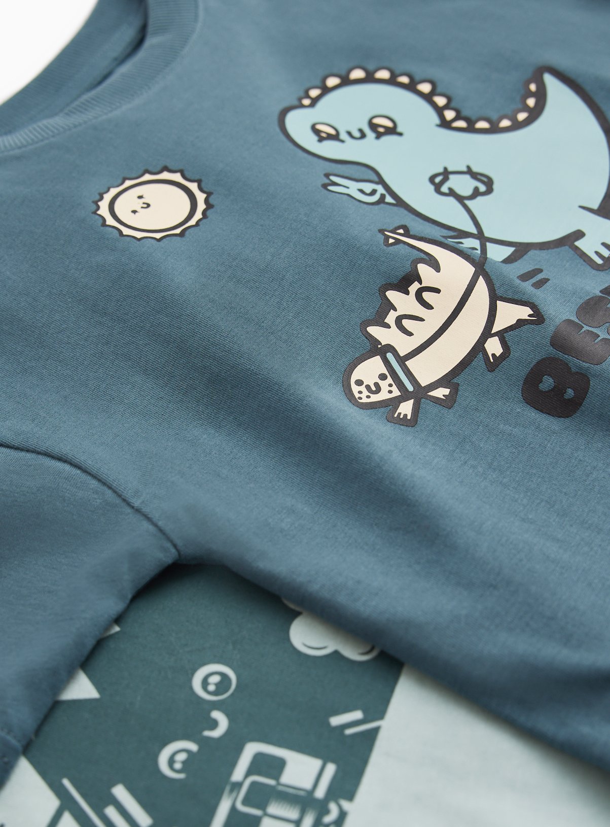 Dinosaur Print T-Shirts 3 Pack 3-4 Years - Image 2 thumbnail
