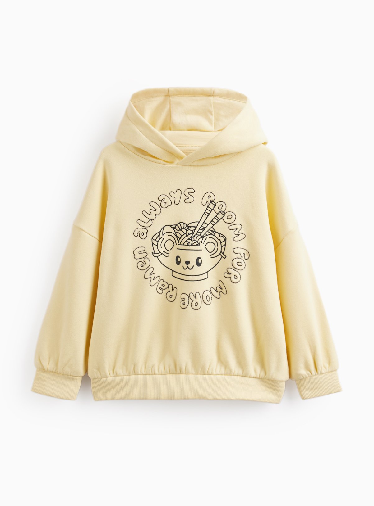 Yellow Ramen Graphic Hoodie 7-8 years - Image 2 thumbnail