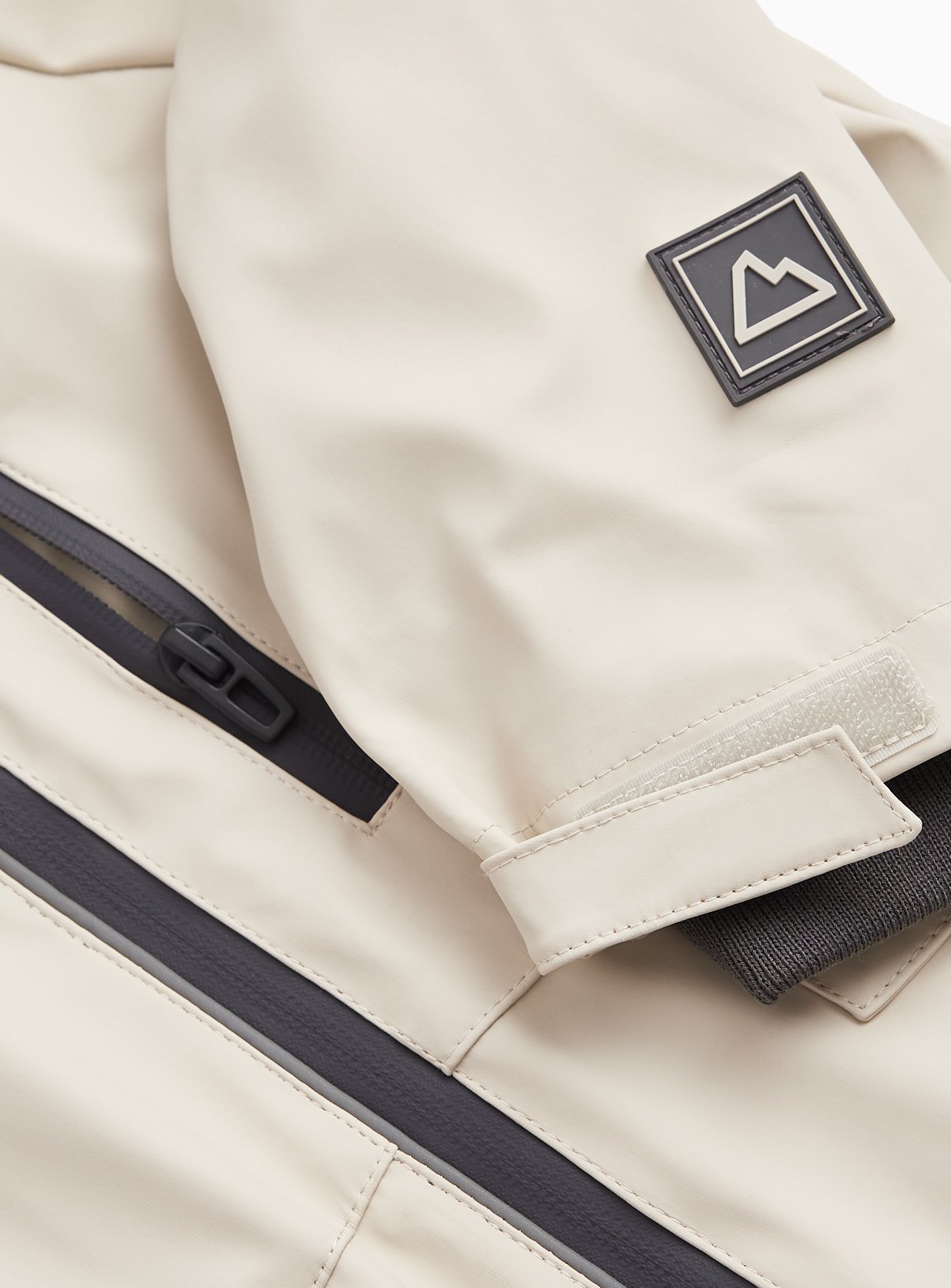 Stone Rubber Hooded Mac 6-7 years - Image 2 thumbnail