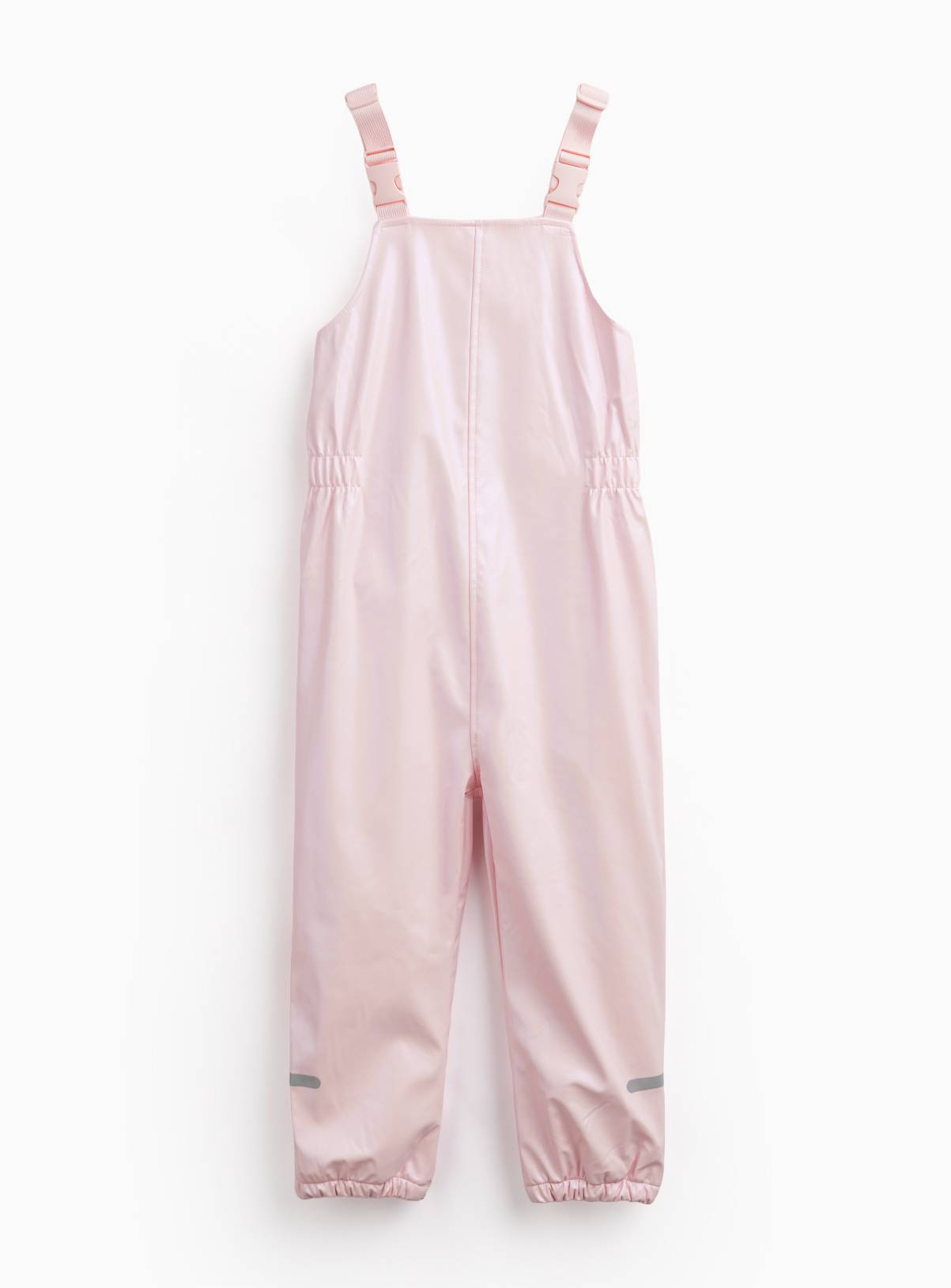 Pearlescent Pink Rubber Salopettes 3-4 years - Image 1
