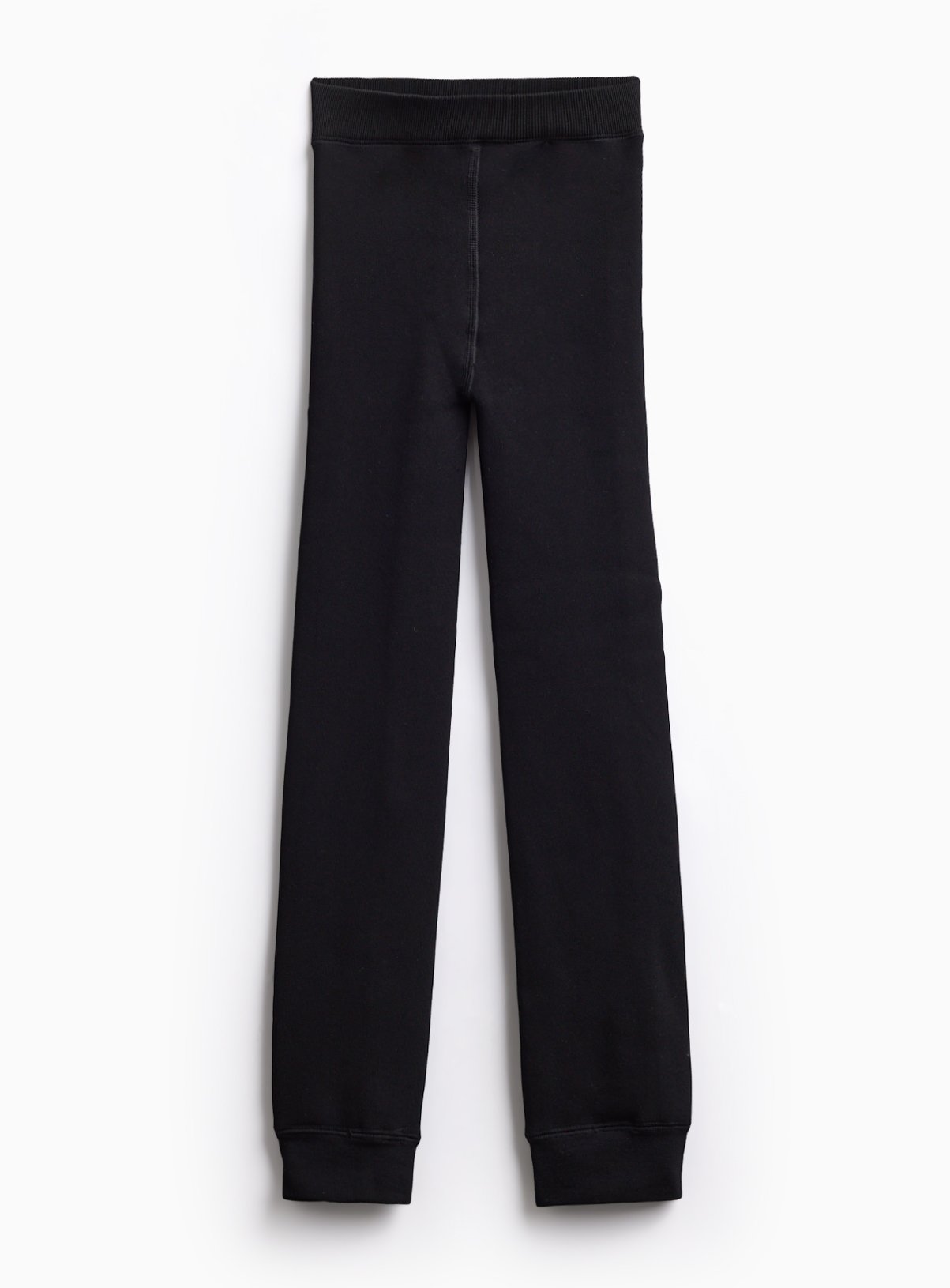 Black Thermal Faux Fur Lined Leggings 3-4 years - Image 1 thumbnail