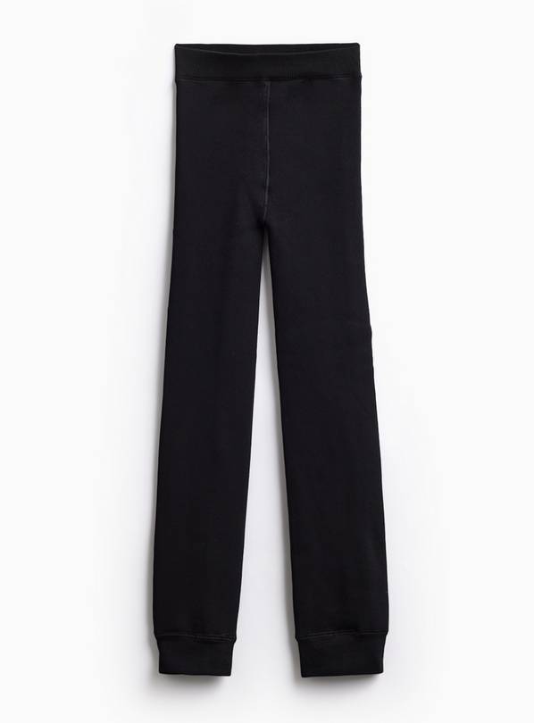Black Thermal Faux Fur Lined Leggings 11-12 years