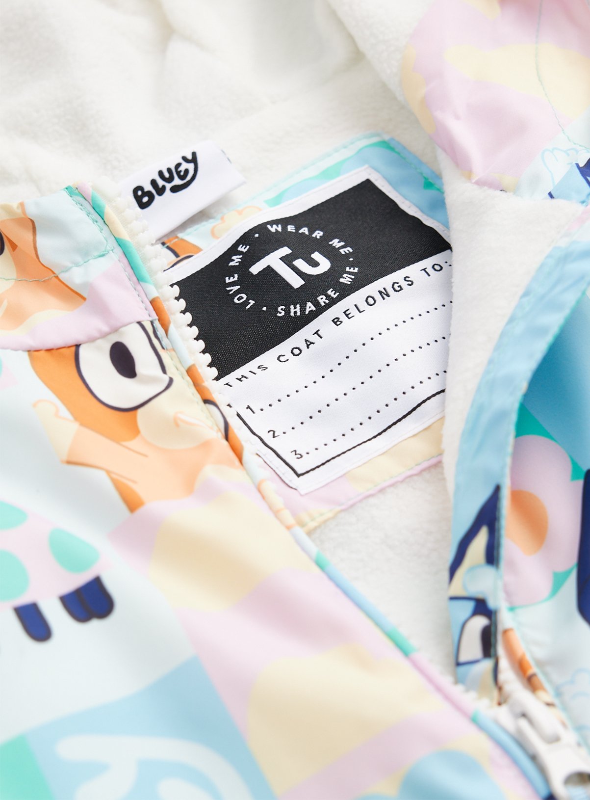 Bluey Printed Puddlesuit 1-2 years - Image 2 thumbnail