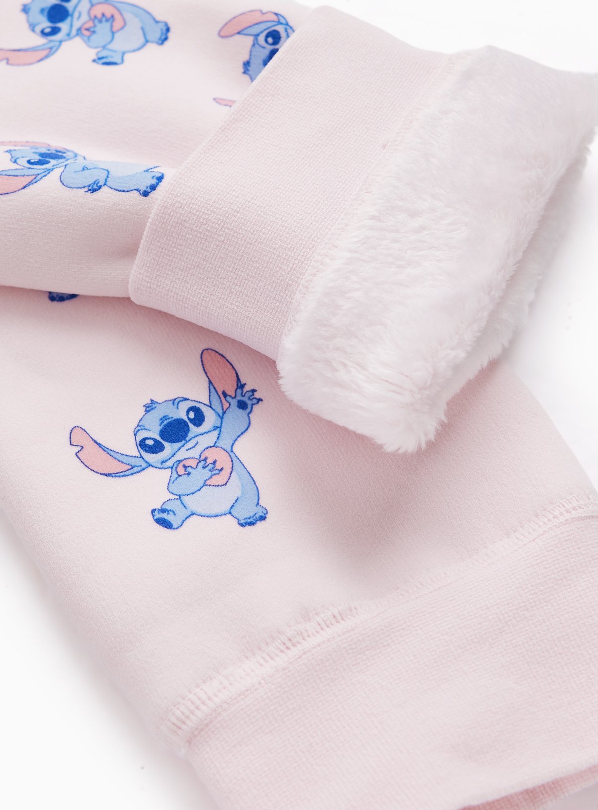 Disney Stitch Thermal Faux Fur Lined Leggings 11-12 years - Image 2 thumbnail