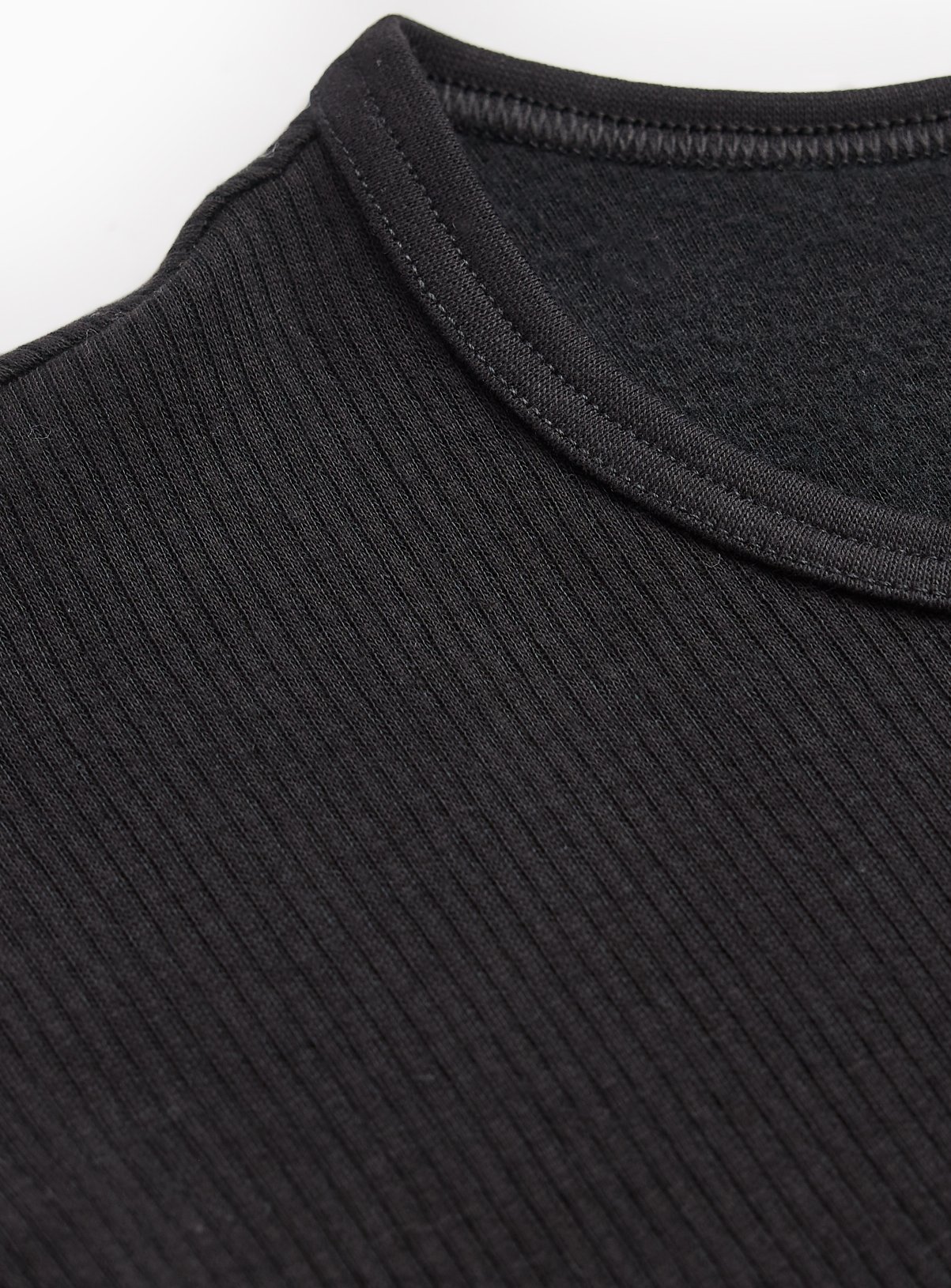 Black Thermal Short Sleeve Top XL - Image 4 thumbnail