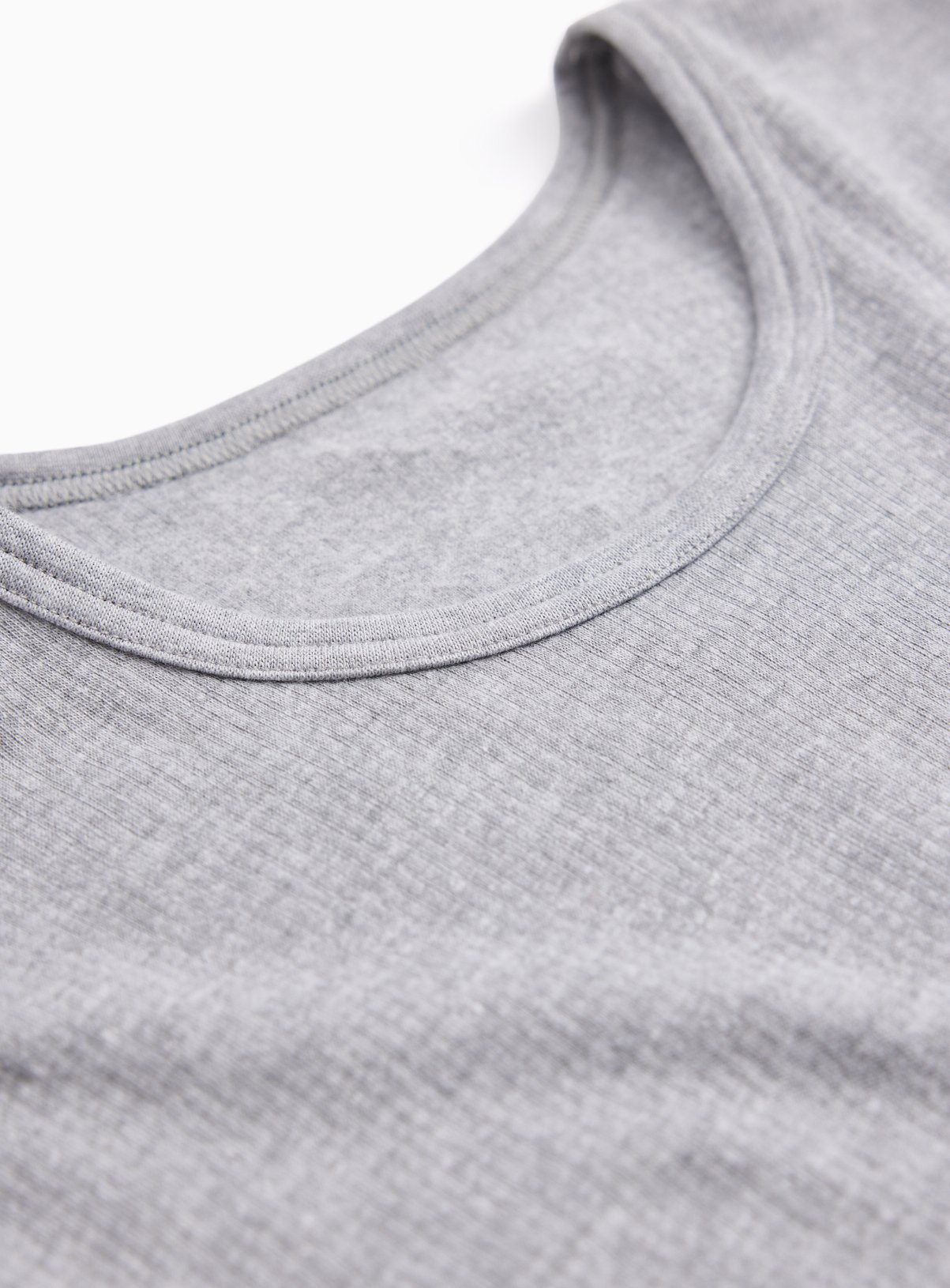 Grey Maximum Warmth Thermal Ribbed T-Shirt  XXXL - Image 2 thumbnail