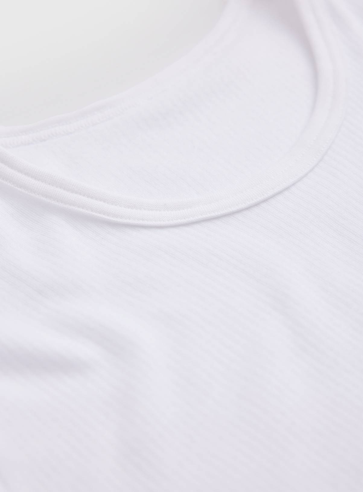 White Thermal Max Warmth Short Sleeve Top S - Image 2