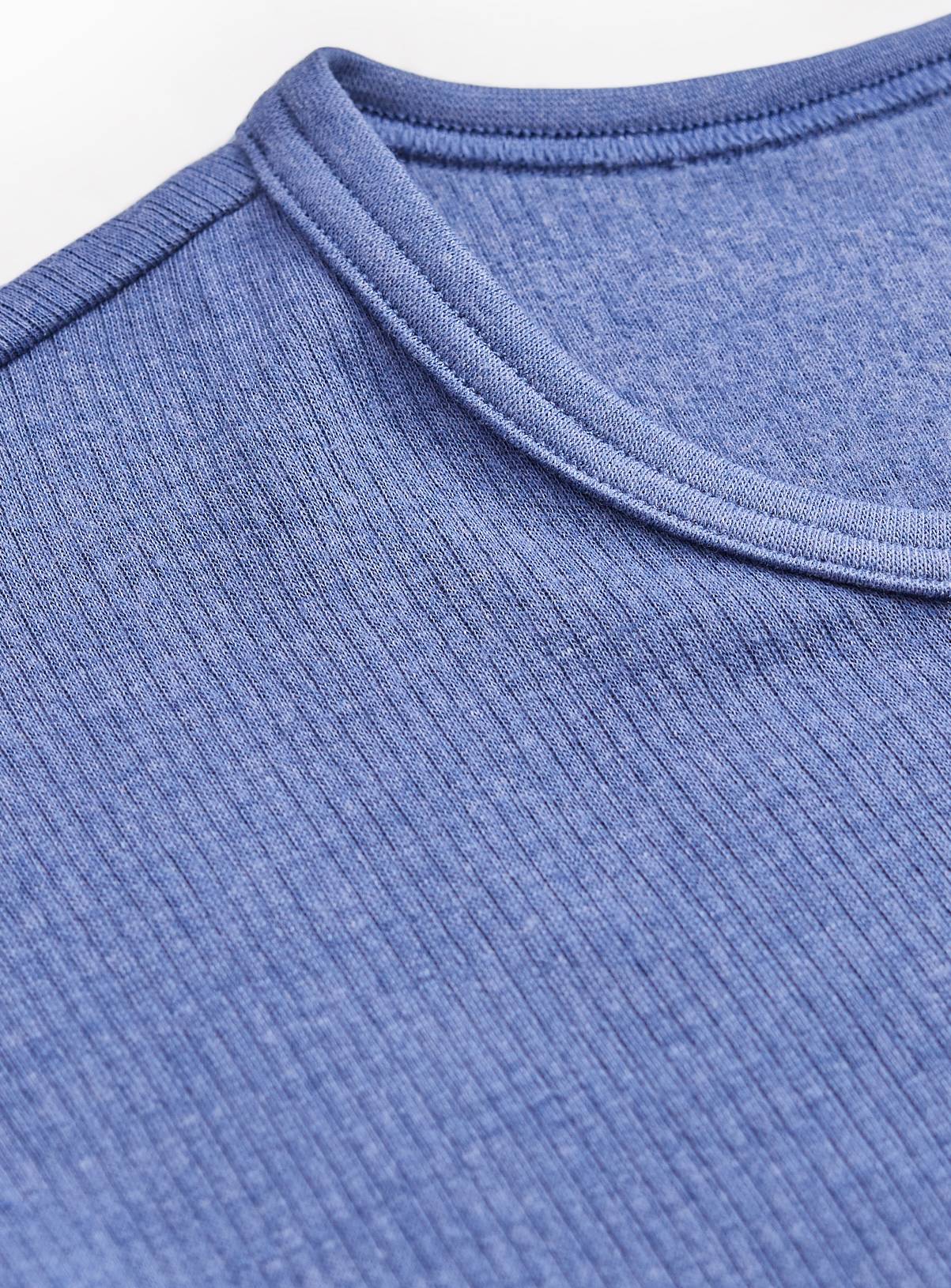 Blue Thermal Short Sleeve Top XL - Image 4