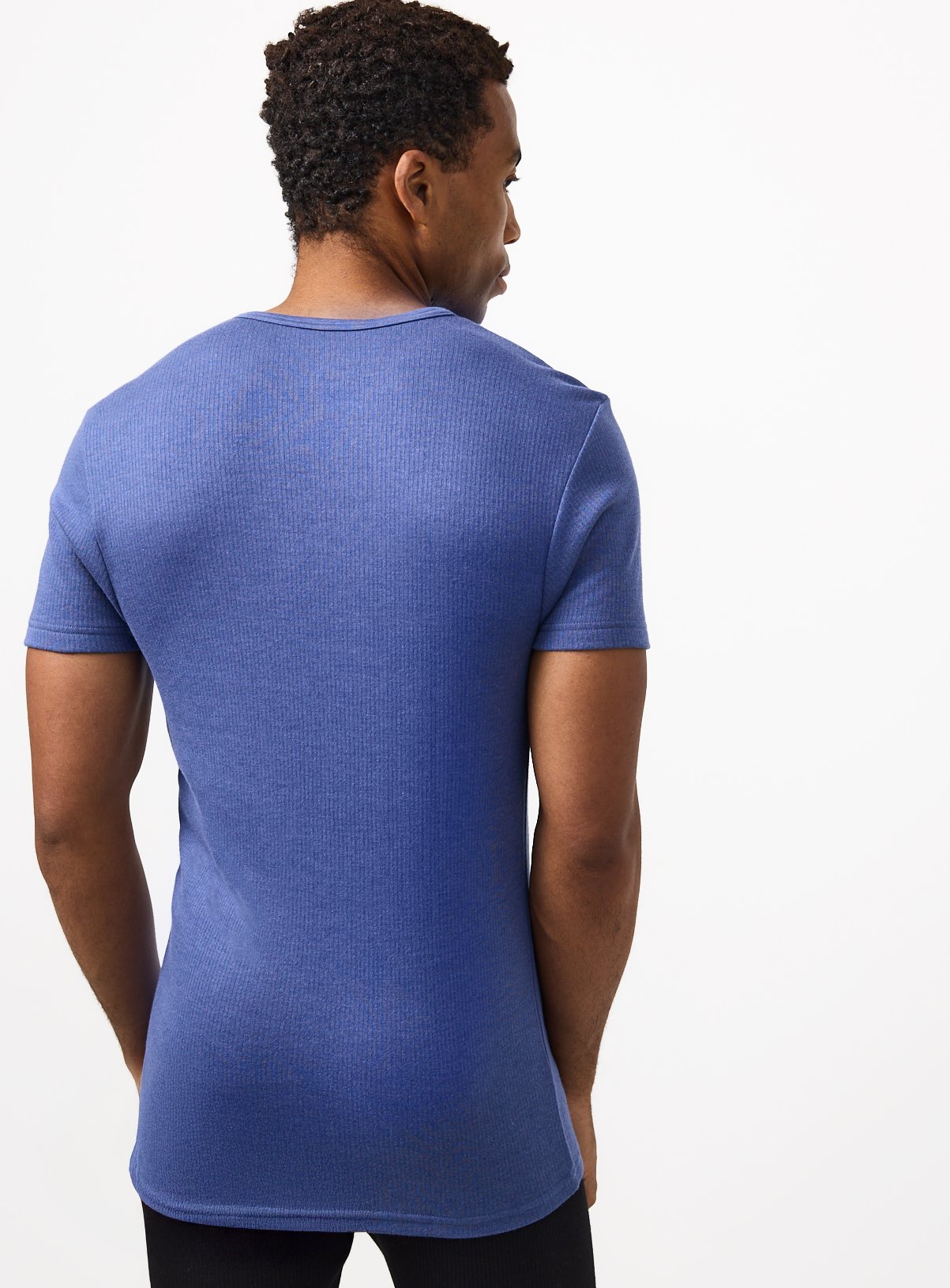Blue Thermal Short Sleeve Top XL - Image 5 thumbnail