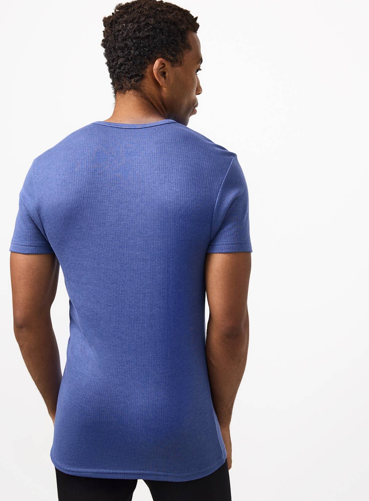 Blue Thermal Short Sleeve Top XL - Image 5