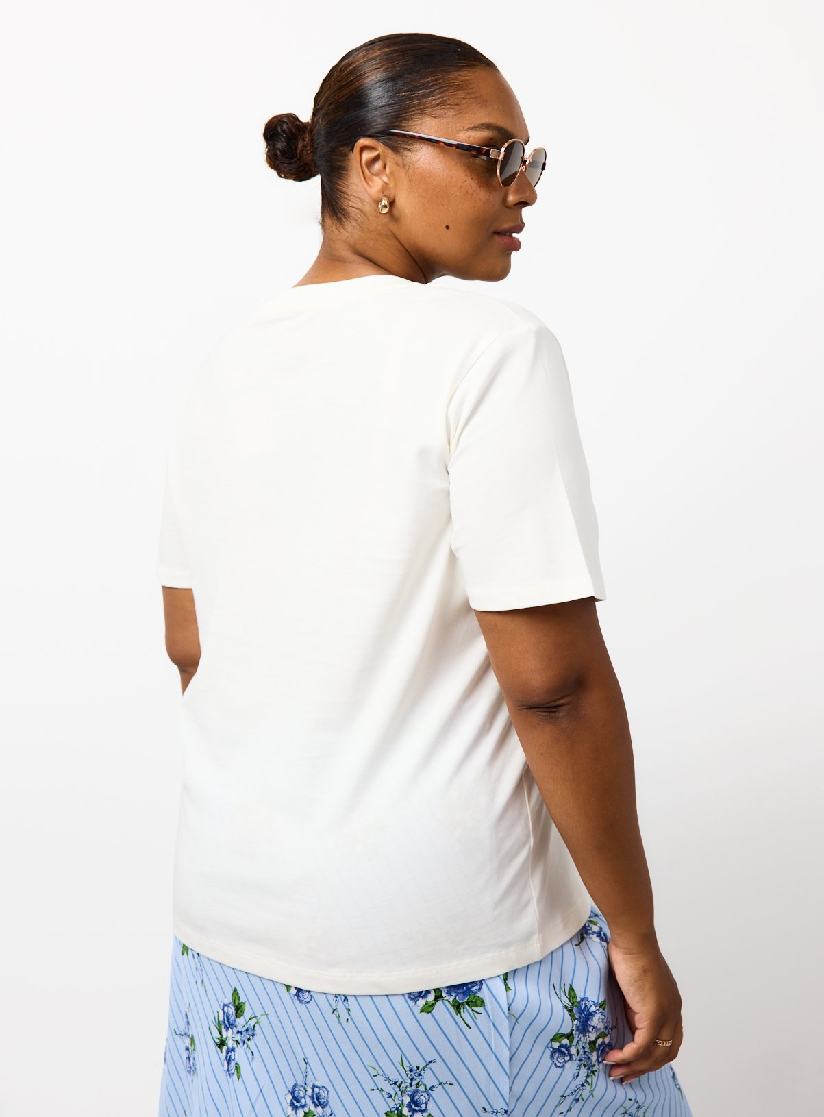 Buy Cream Tabasco Graphic Regular Fit T-Shirt 10 | Womens