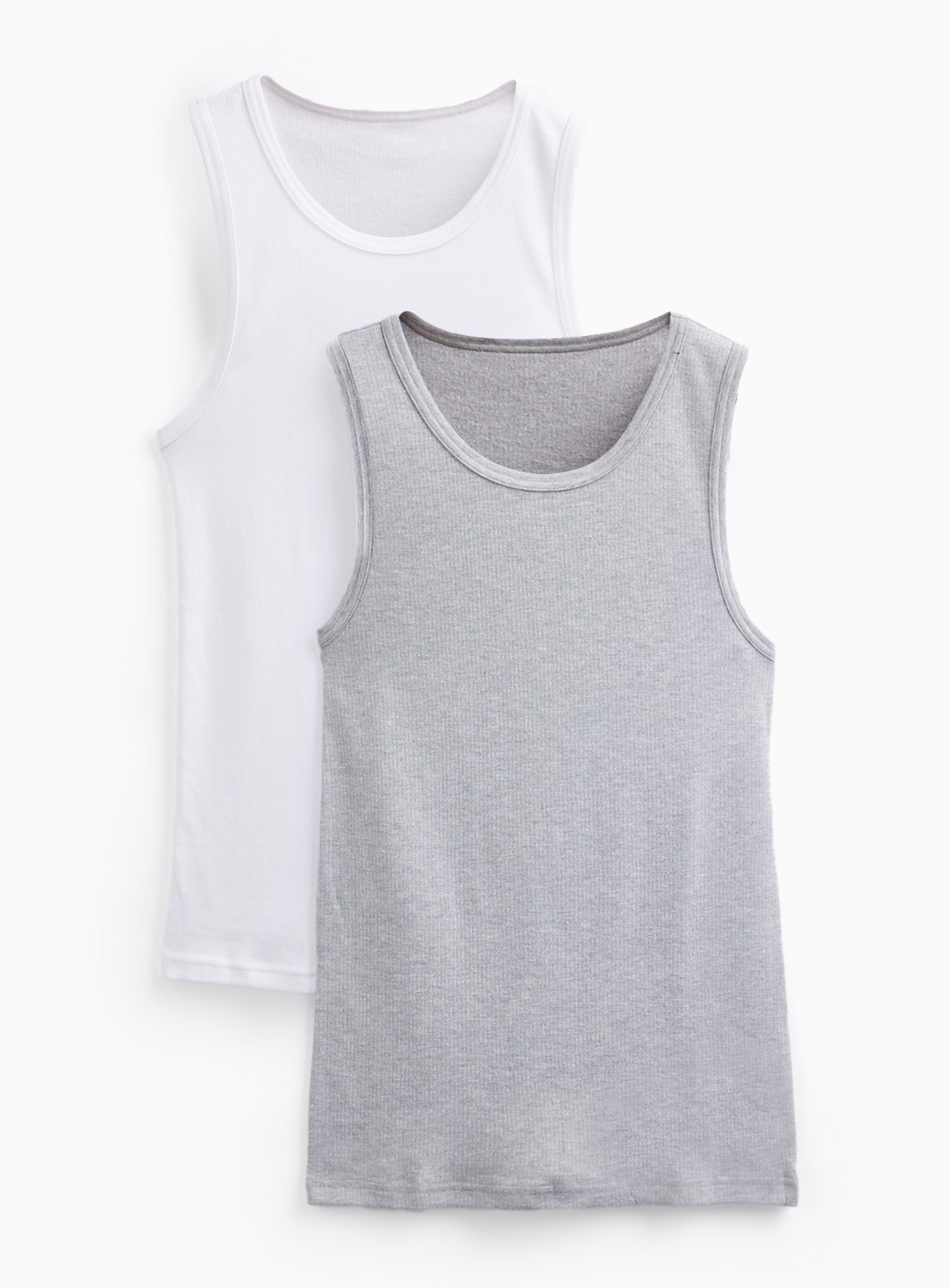 2 Pack Ribbed Maximum Warmth Thermal Vests  XXL - Image 1 thumbnail