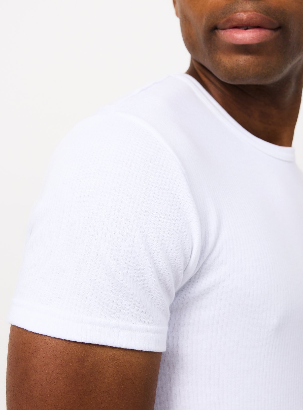 Grey & White Thermal Short Sleeve Tops 2 Pack XXL - Image 4 thumbnail
