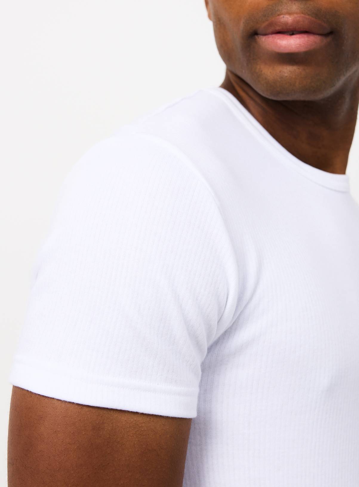 Grey & White Thermal Short Sleeve Tops 2 Pack XXL - Image 4