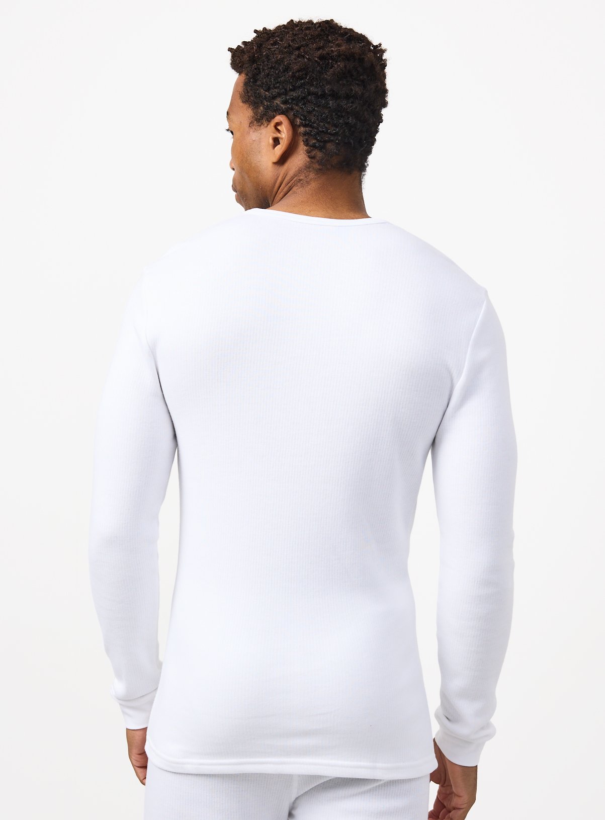 Grey & White Thermal Long Sleeve Tops 2 Pack XL - Image 5 thumbnail
